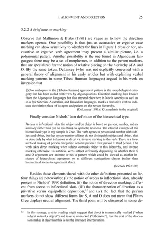 Deixis And Alignment Inverse Systems In Indigenous Languages Of The ...