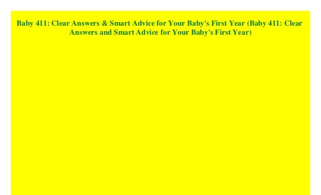 baby 411 book