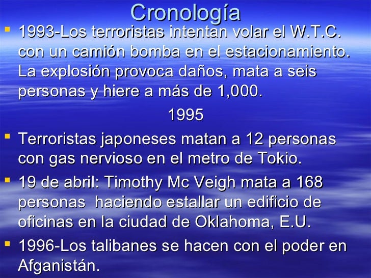 Dias Que Marcaron La Historia 11 De Septiembre De 2001