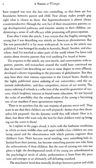 A Nation Of Wimps The High Cost Of Invasive Parenting Hara Estroff ...