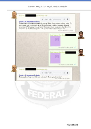 RAPJ nº XXX/2022 – NA/SICINT/DICINT/DIP
Página 53 de 66
 