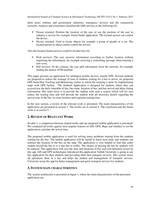 UNIVERSITY BUSES ROUTING AND TRACKING SYSTEM | PDF