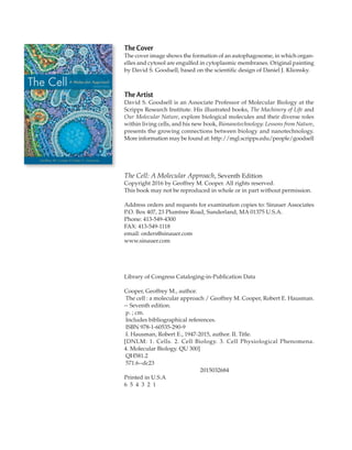 Comprehensive Molecular and Cellular Biology: The Cell, 7th Edition | PDF