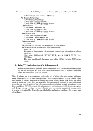 Enhanced Embedded Linux Board Support Package Field Upgrade – A Cost ...