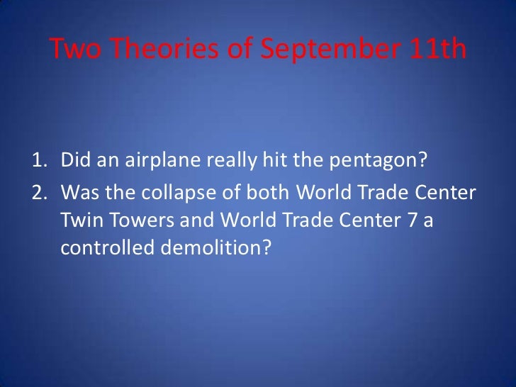 911 theories Conspiracy theorists often insist there was no aircraft debris left at the insight into the wtc 7 collapse, check out the debunking911com 4. 911 theories Conspiracy theorists often insist there was no aircraft debris left at the insight into the wtc 7 collapse, check out the debunking911com 4.