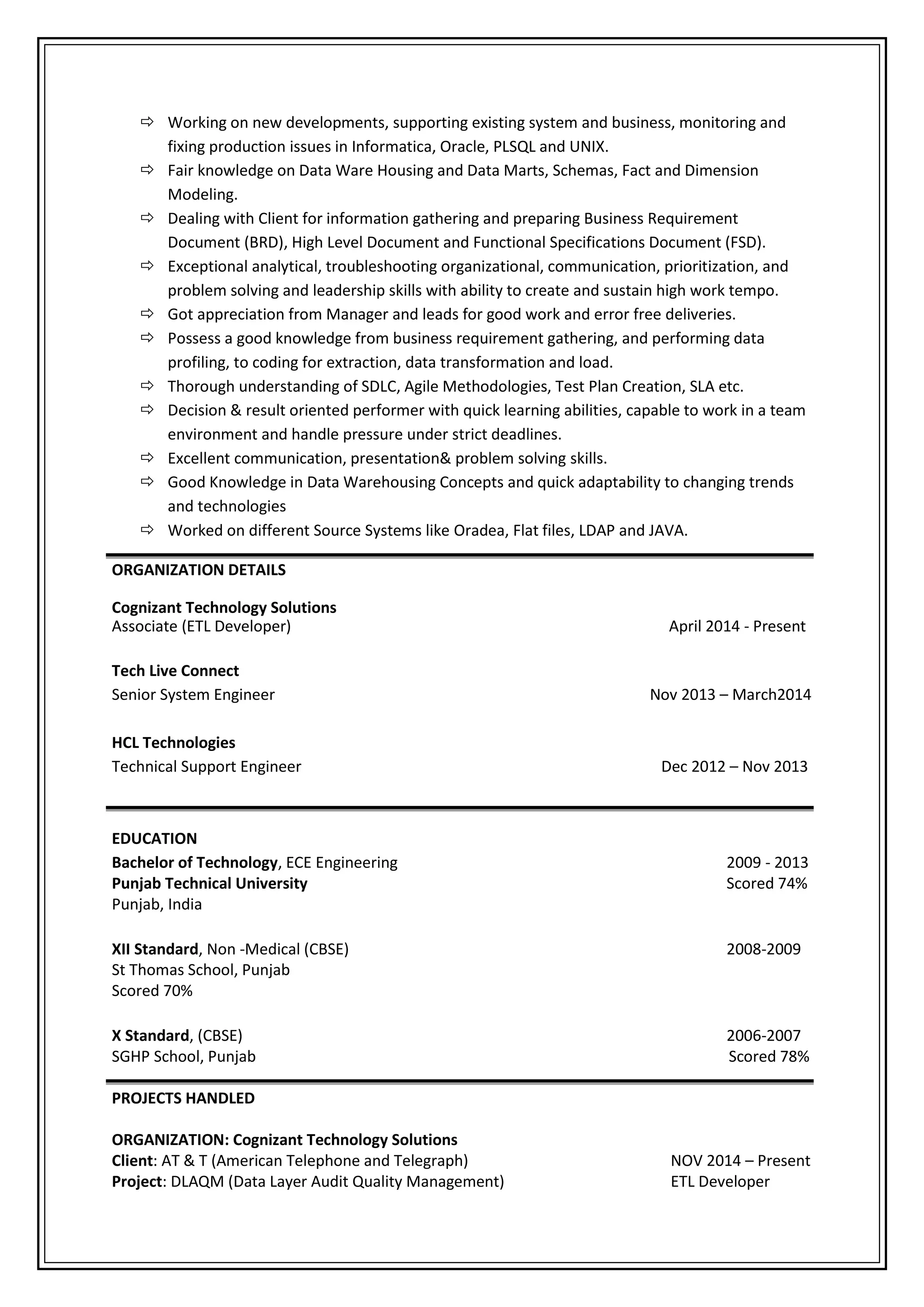 Resume_RaghavMahajan_ETL_Developer | PDF