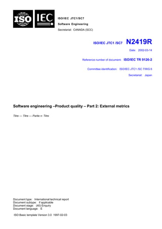 ISO/IEC 25002:2024 Systems And Software Engineering —, 04/01/2023