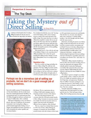 Taking the Mystery out of Direct Selling