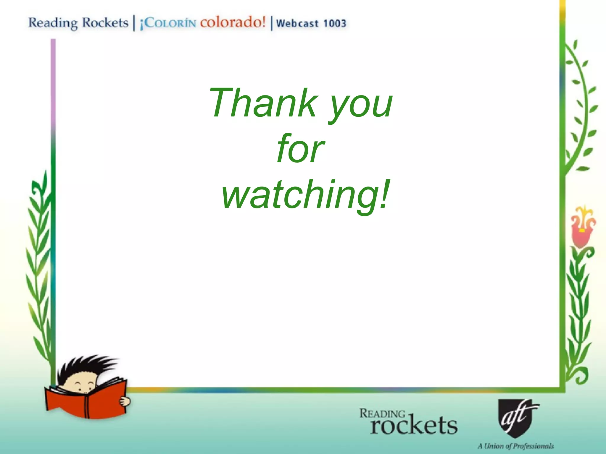 Thank you  for  watching! 