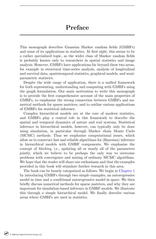 Gaussian Markov random fields theory and applications 1st Edition ...