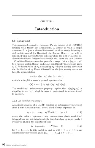 Gaussian Markov random fields theory and applications 1st Edition ...