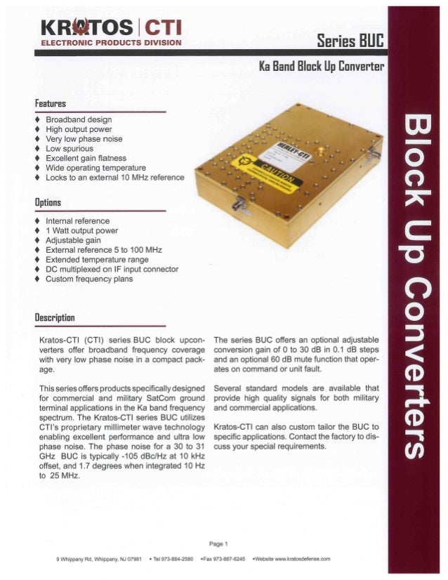Ka Band Block Up Converter