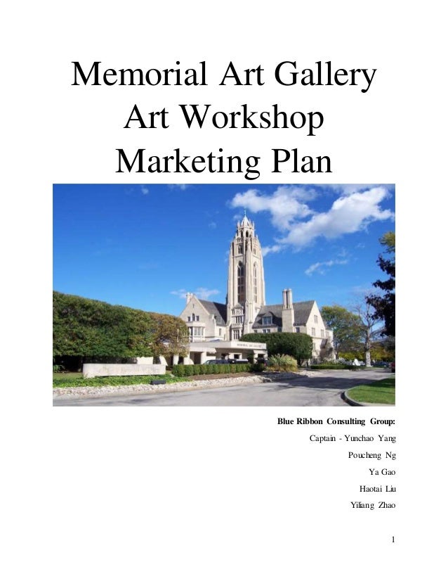 Memorial Art Gallery Art Marketing Plan Double Space