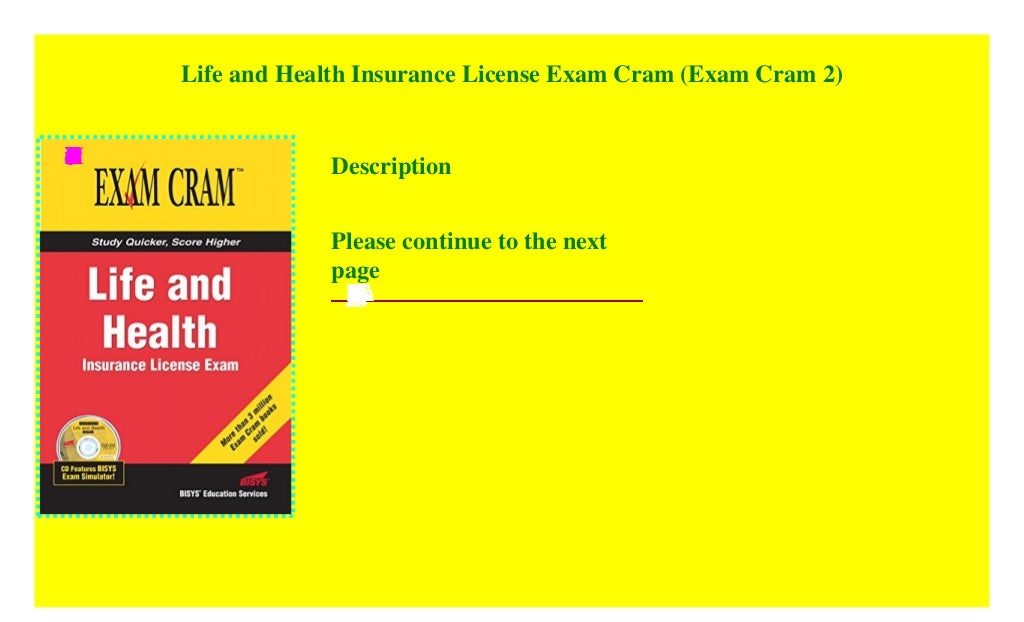 Life and Health Insurance License Exam Cram (Exam Cram 2 Life and Health Insurance License Exam Cram (Exam Cram 2