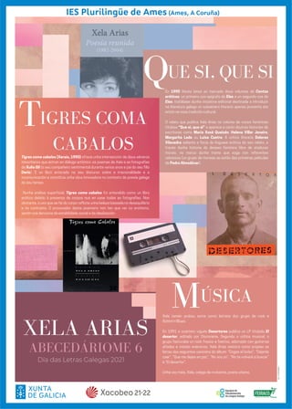 Letras galegas 2021: Xela Arias