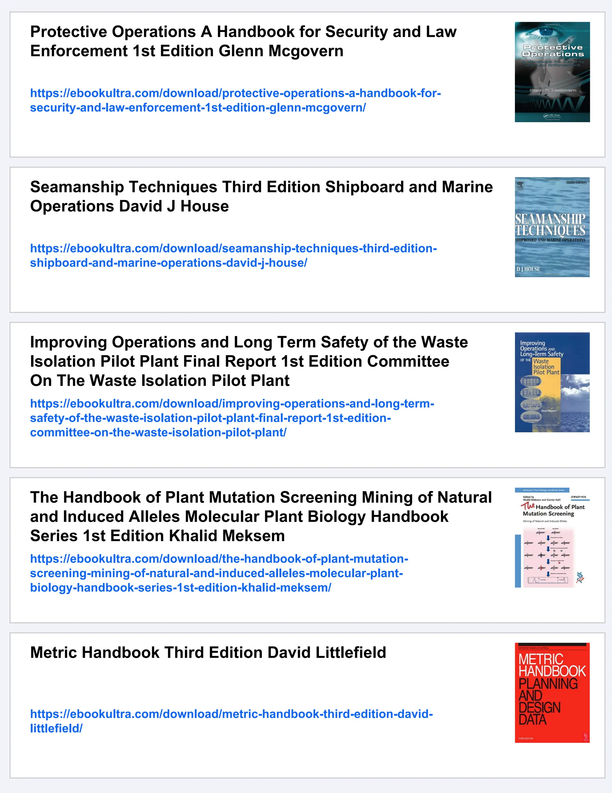 THE CEMENT PLANT OPERATIONS HANDBOOK visual data 7