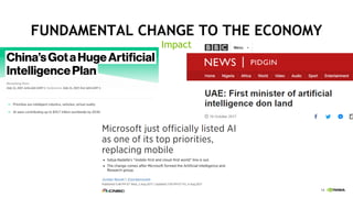 14
FUNDAMENTAL CHANGE TO THE ECONOMY
Impact
 