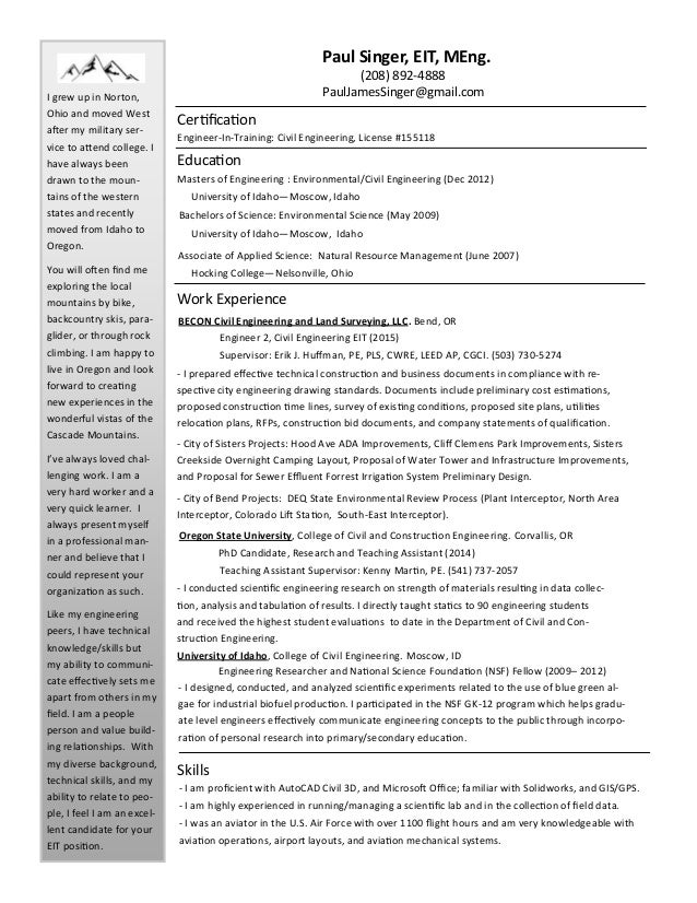 eit resume 3 6 15 engineer in training resumes