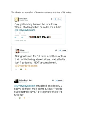 The following are screenshots of its most recent tweets at the time of this writing:
 