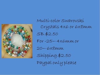 Hidden Treasure Bazaar Presentation 9/16/14 8:00PM EST