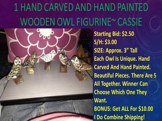 Hidden Treasure Bazaar Presentation 9/16/14 8:00PM EST