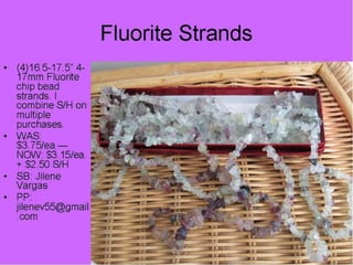 Hidden Treasure Bazaar Presentation 9/16/14 8:00PM EST