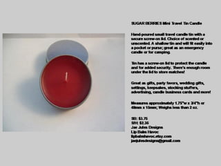 Hidden Treasure Bazaar Presentation 9/16/14 8:00PM EST