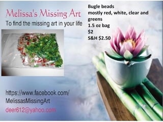 Hidden Treasure Bazaar Presentation 9/16/14 8:00PM EST