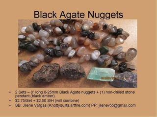 Hidden Treasure Bazaar Presentation 9/16/14 8:00PM EST