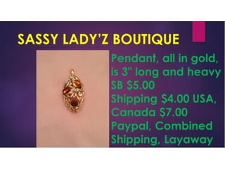 Hidden Treasure Bazaar Presentation 9/16/14 8:00PM EST