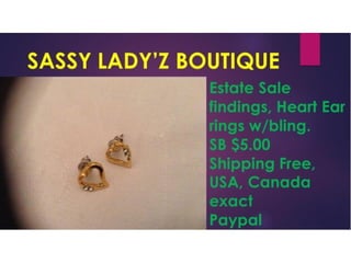 Hidden Treasure Bazaar Presentation 9/16/14 8:00PM EST