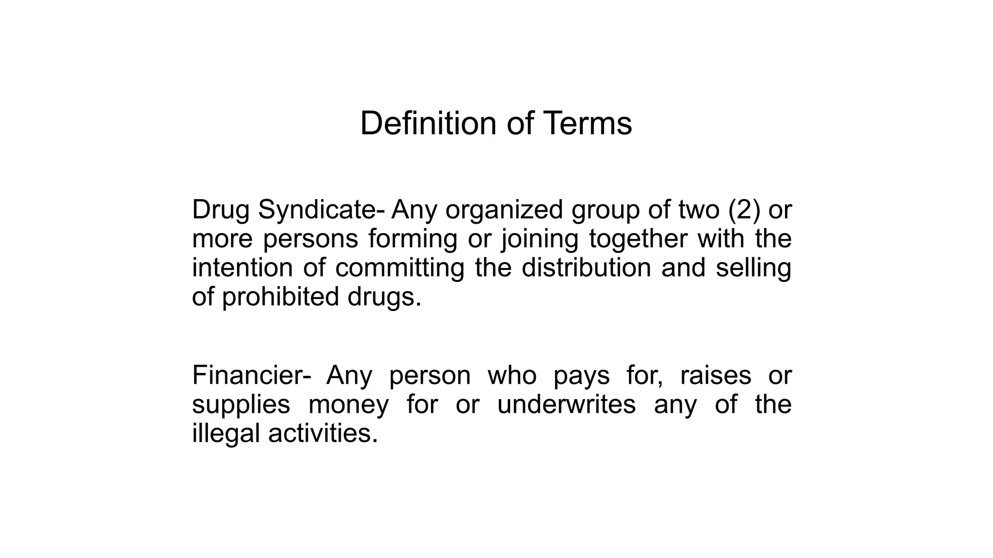RA 9165 - Comprehensive Dangerous Drugs Act | PPTX