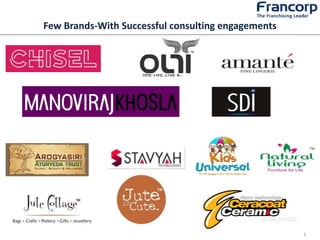 1
Few Brands-With Successful consulting engagements
 