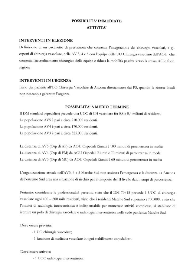 Determina Asur Marche 916 dg e allegati Attivazione Reti Cliniche D…