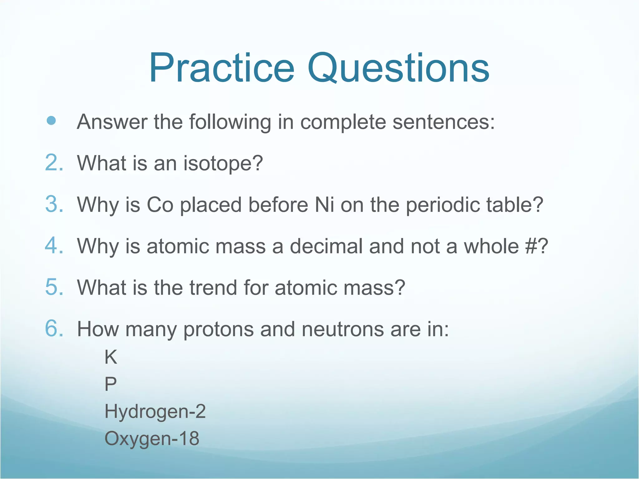 What is Atomic Mass? | PPT