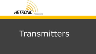 Transmitters
 