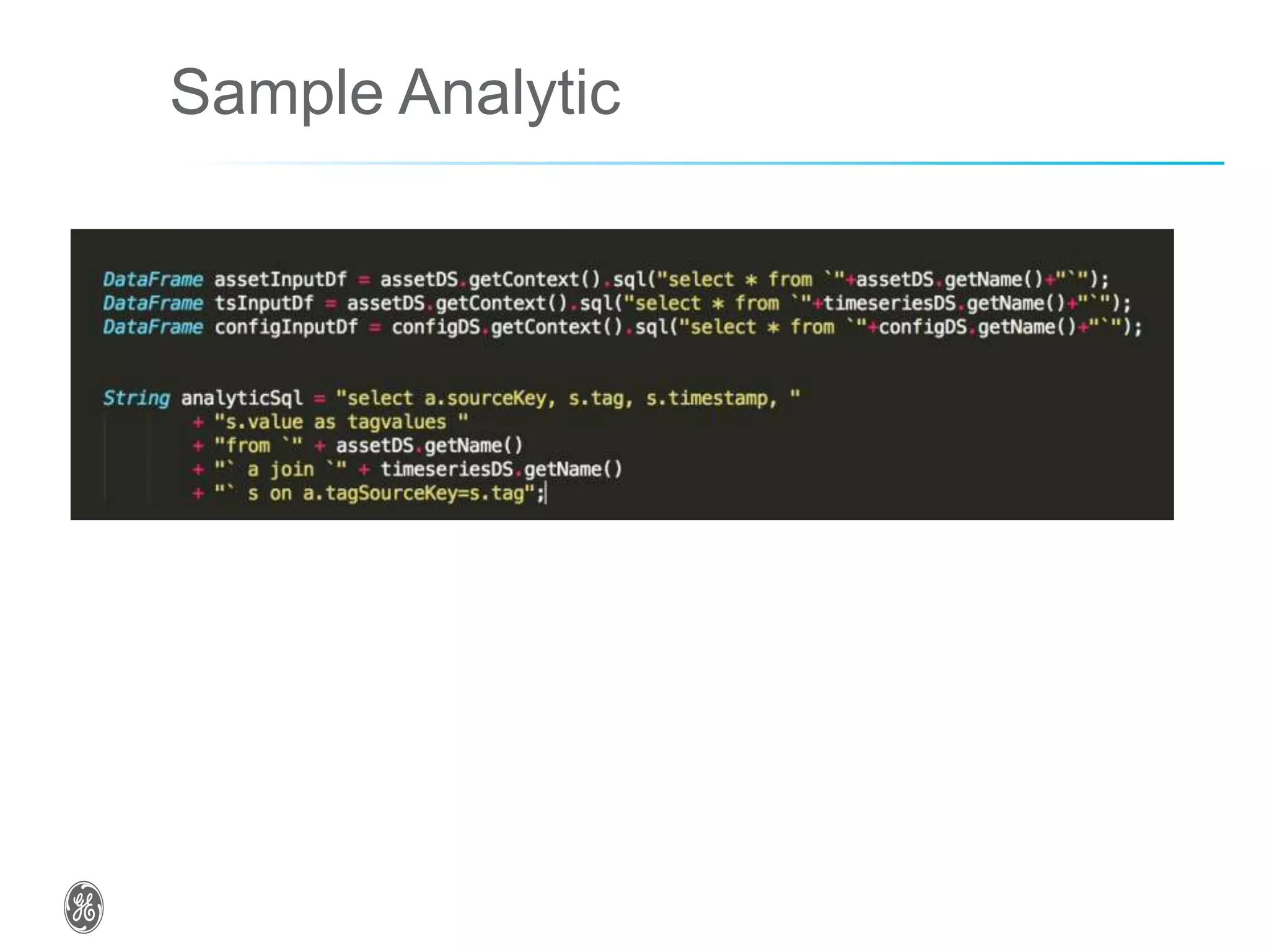 Sample Analytic
 