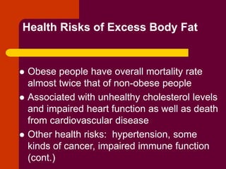 Taking Charge of Your Health: Weight Management | PPT