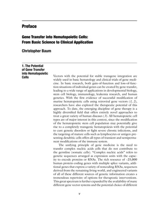 Genetic Modification of Hematopoietic Stem Cells Methods and Protocols ...