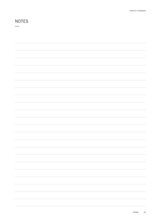 PRODUCT HANDBOOK
NOTES
—
83DORMA
 