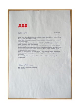 Juhani Revon Suosituskirjeet ABBlt PDF