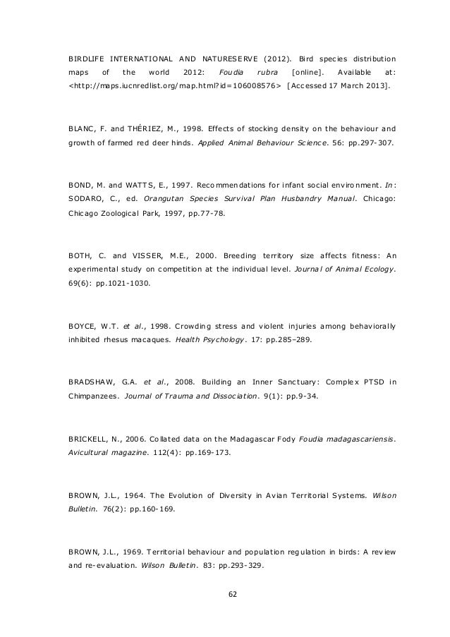 Undergraduate dissertation