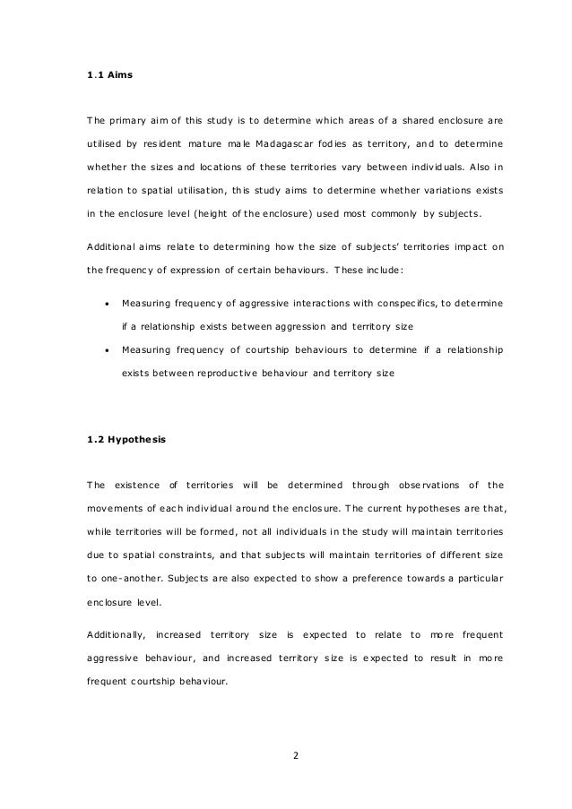 Biology thesis proposal example image