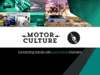 Connecting brands with automotive intenders
 