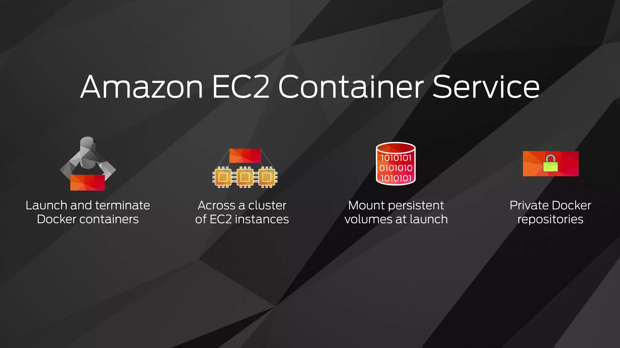 How Are Customers
Using AWS Lambda?
Data triggers Stream processing Indexing &
synchronization
1
10
0
11
1 1
1
0
0
0
0
0 1
10
0
11
1 1
1
0
0
0
0
01
10
0
11
1 1
1
0
0
0
0
0 1
10
0
11
1 1
1
0
0
0
0
0
IoT Server-free
back-end
 