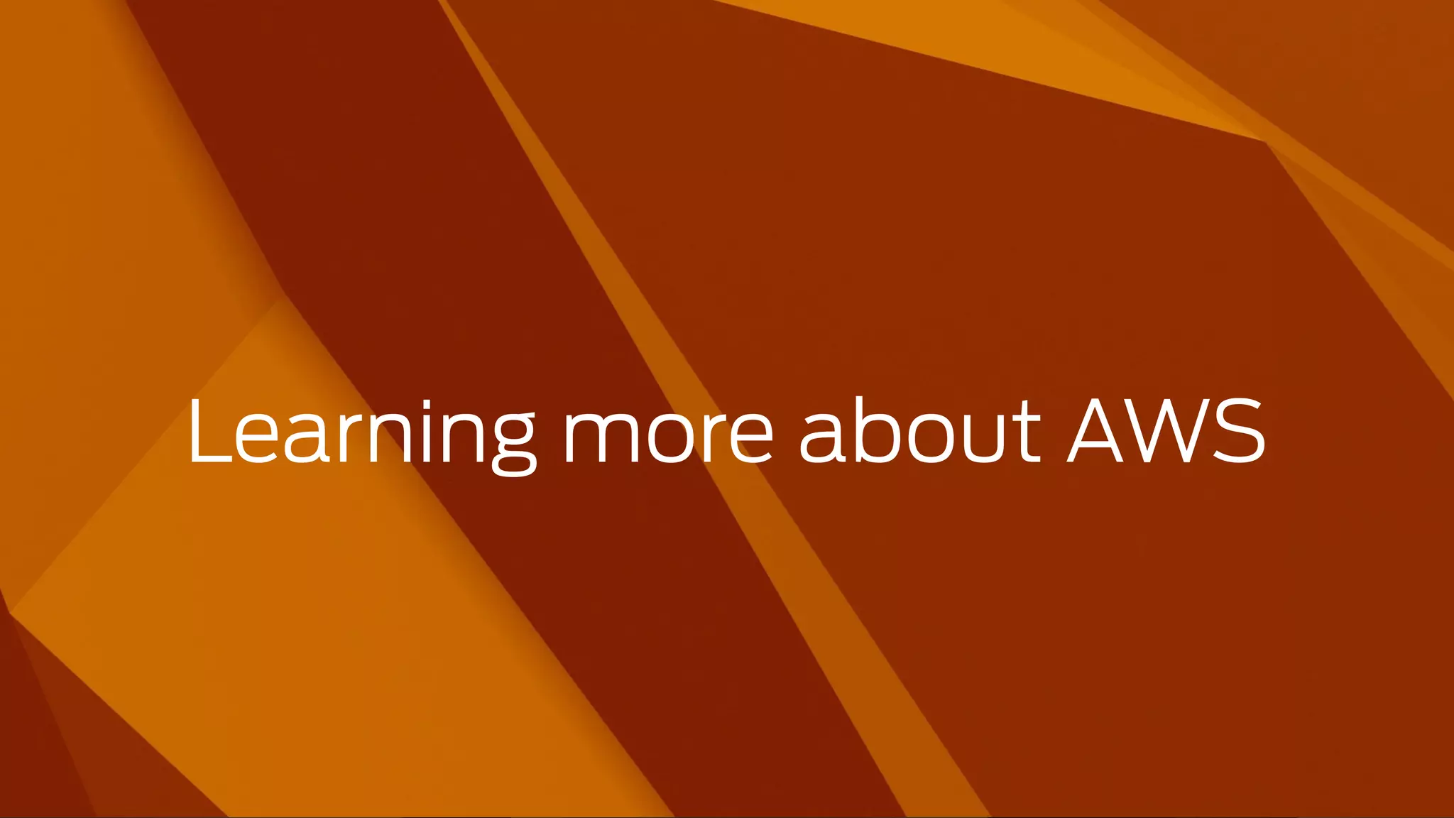 What’s Next?
ianmas@amazon.com
@IanMmmm
#AWS #AWSomeDay
 