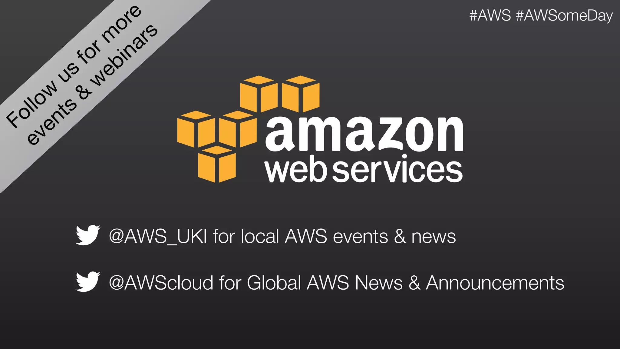 Intro Presentation at AWS AWSome Day Dublin July 2015