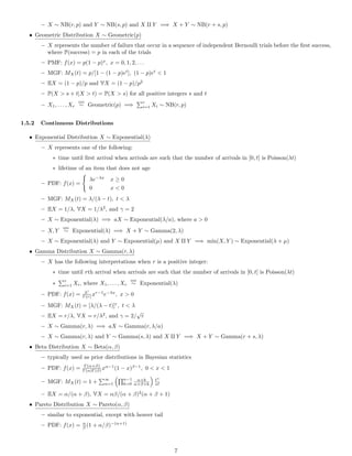 Actuarial Science Reference Sheet | PDF