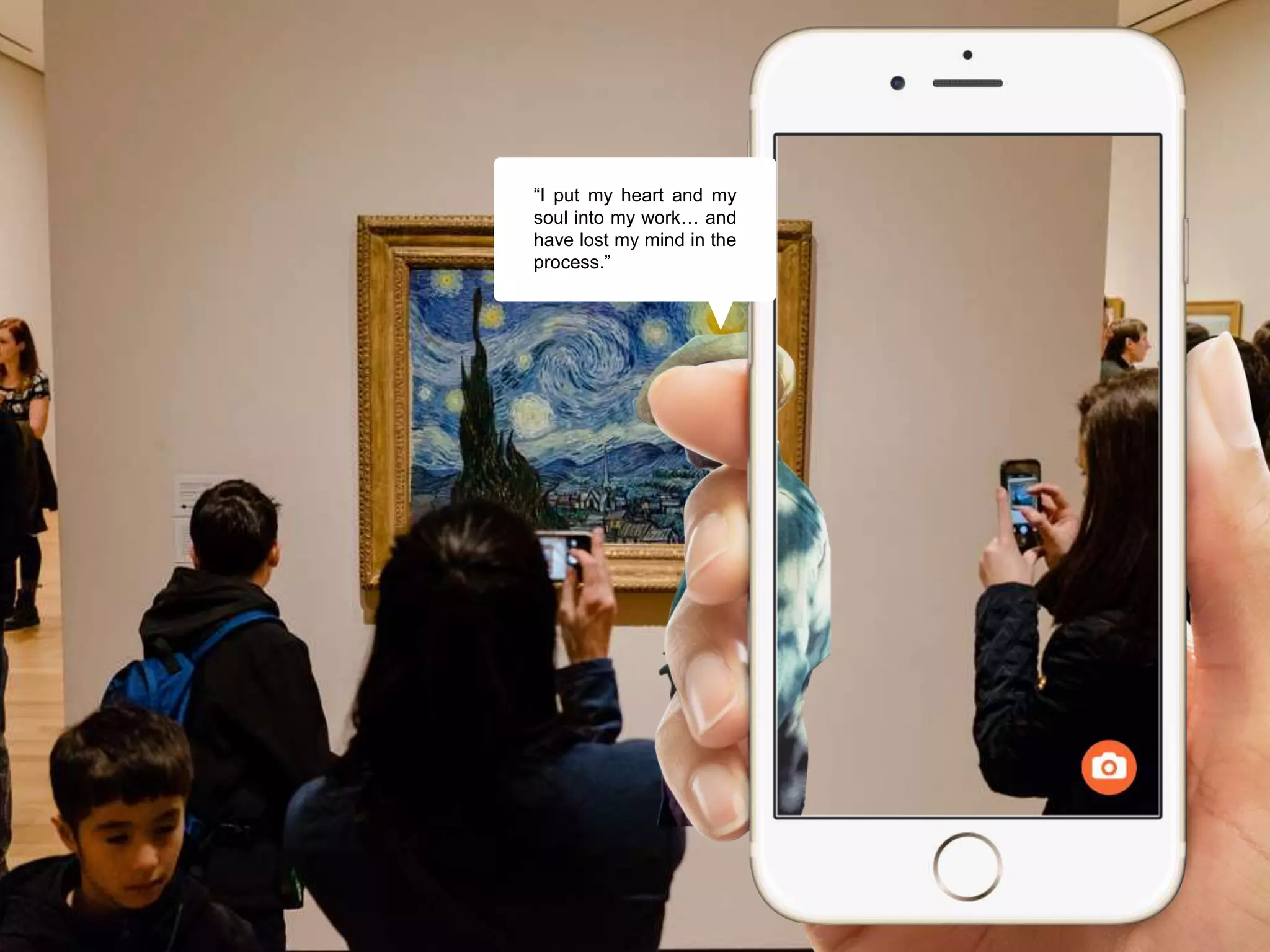 “I put my heart and my
soul into my work… and
have lost my mind in the
process.”
 