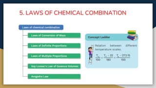5. LAWS OF CHEMICAL COMBINATION
 